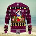 Purple Snow White Ugly Christmas Sweater Purple Snow White Ugly Christmas Sweater
