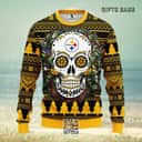 Pittsburgh Steelers Ugly Christmas Sweater Skull Flower Pittsburgh Steelers Ugly Christmas Sweater Skull Flower