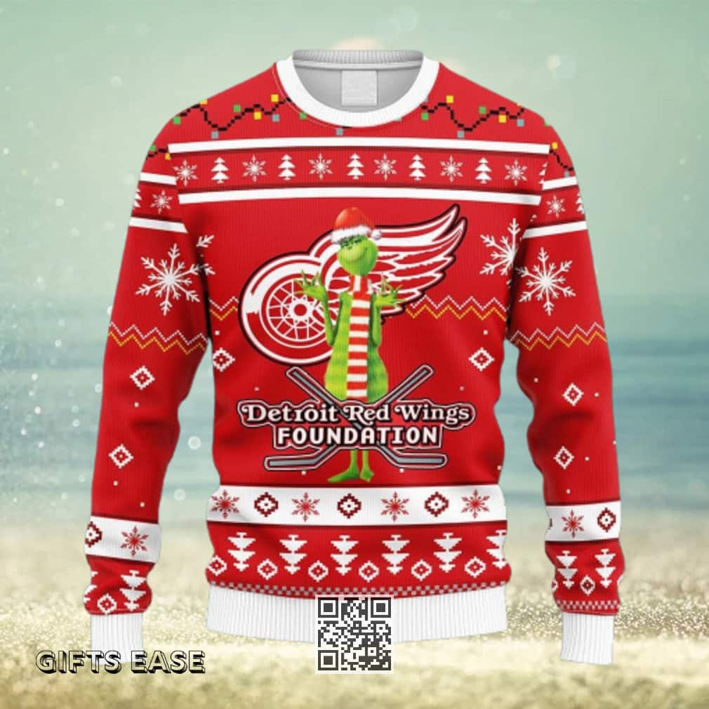 NHL Detroit Red Wings Ugly Christmas Sweater NHL Detroit Red Wings Ugly Christmas Sweater