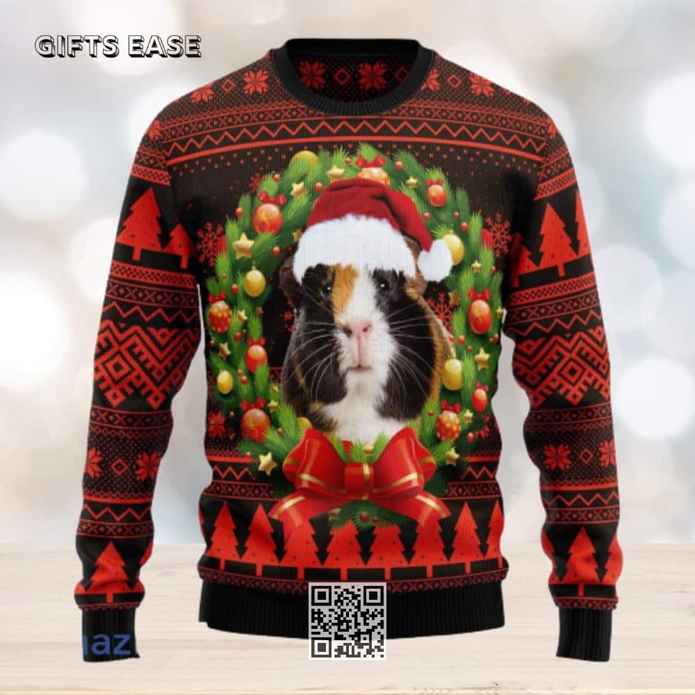 Cute Guinea Pig Ugly Christmas Sweater Cute Guinea Pig Ugly Christmas Sweater