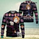 Nobara Kugisaki Ugly Christmas Sweater Snowflake Pattern Nobara Kugisaki Ugly Christmas Sweater Snowflake Pattern