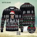 Black All I Want For Christmas Is Steve Harrington Ugly Christmas Sweater