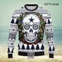 NFL Dallas Cowboys Ugly Christmas Sweater Skull Flower NFL Dallas Cowboys Ugly Christmas Sweater Skull Flower