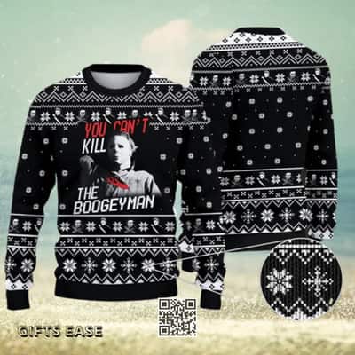 Michael Myers Ugly Christmas Sweater You Can&rsquo;t Kill The Bogeyman