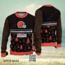NFL Cleveland Browns Ugly Christmas Sweater Pine Trees NFL Cleveland Browns Ugly Christmas Sweater Pine Trees