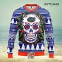 Florida Gators Ugly Christmas Sweater Skull Flower Florida Gators Ugly Christmas Sweater Skull Flower