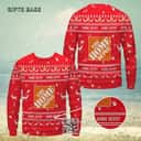Red Home Depot Ugly Christmas Sweater Red Home Depot Ugly Christmas Sweater