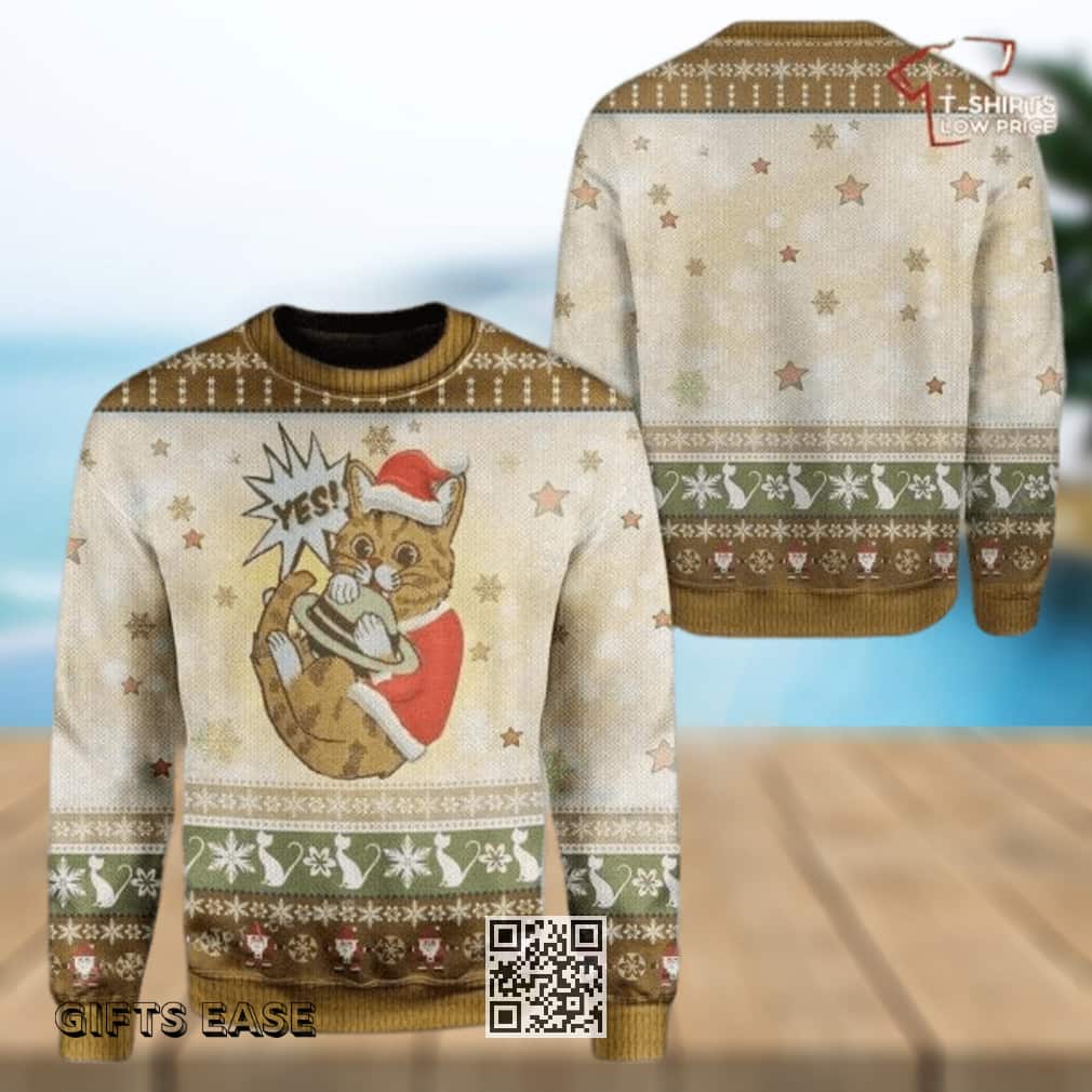 Cute Cat Ugly Christmas Sweater Cute Cat Ugly Christmas Sweater