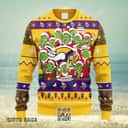 Yellow Funny Grinch NFL Minnesota Vikings Ugly Christmas Sweater Yellow Funny Grinch NFL Minnesota Vikings Ugly Christmas Sweater