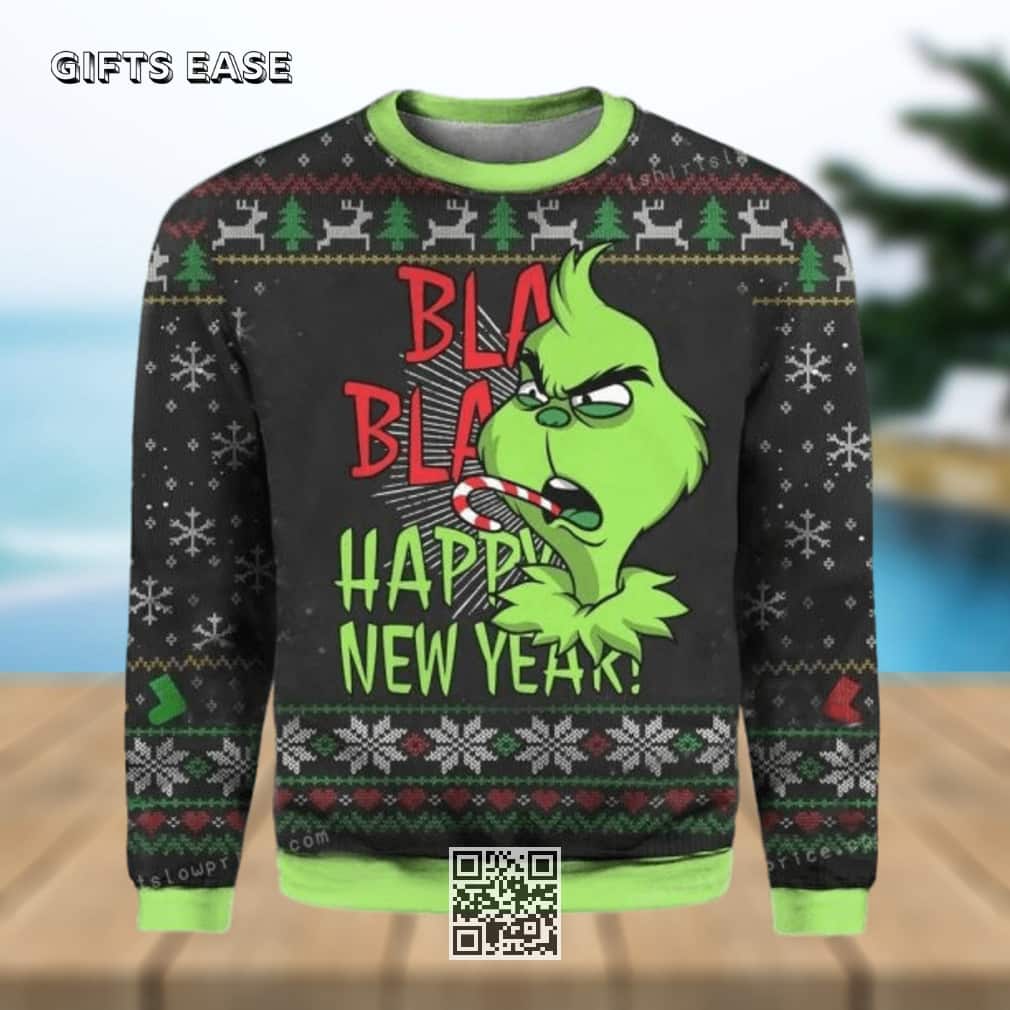 Grinch Face Ugly Christmas Sweater Winter Gift Grinch Face Ugly Christmas Sweater Winter Gift