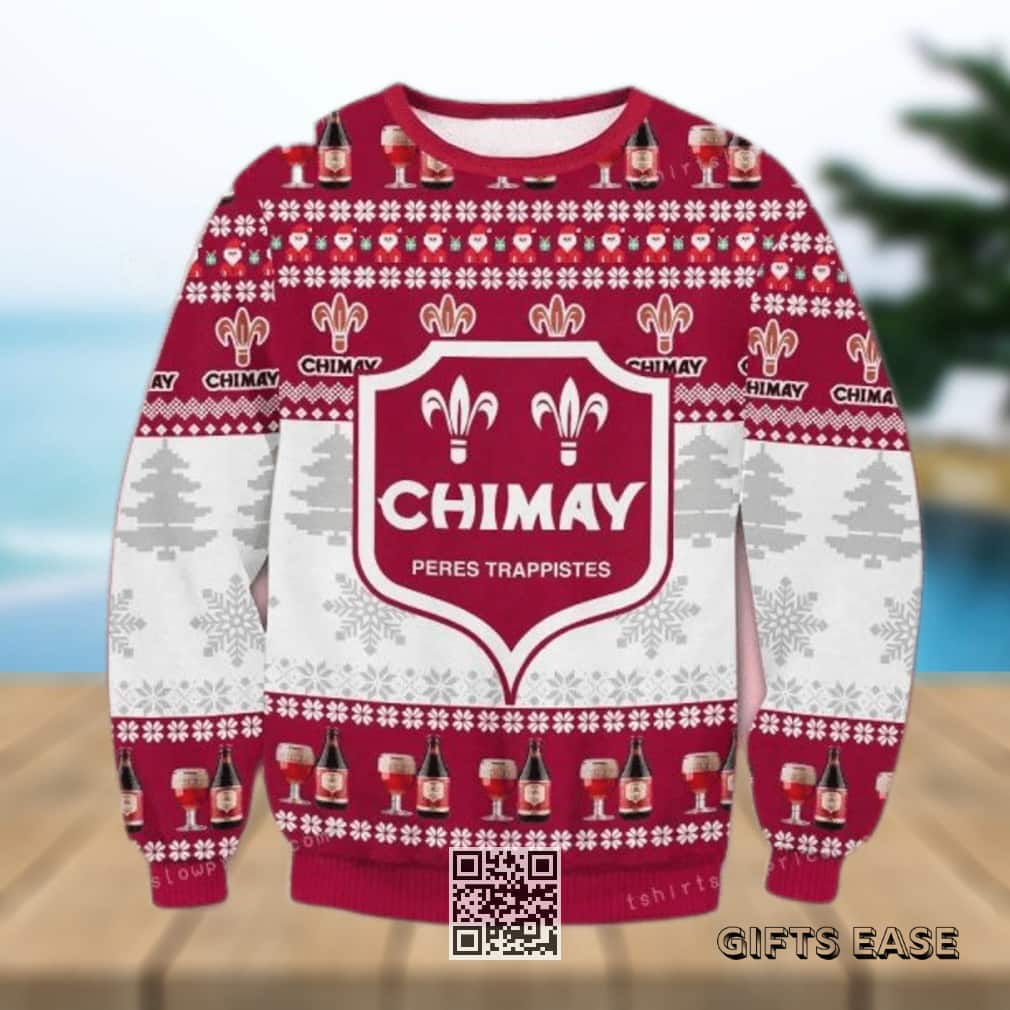 Chimay Peres Trappistes Ugly Christmas Sweater Chimay Peres Trappistes Ugly Christmas Sweater