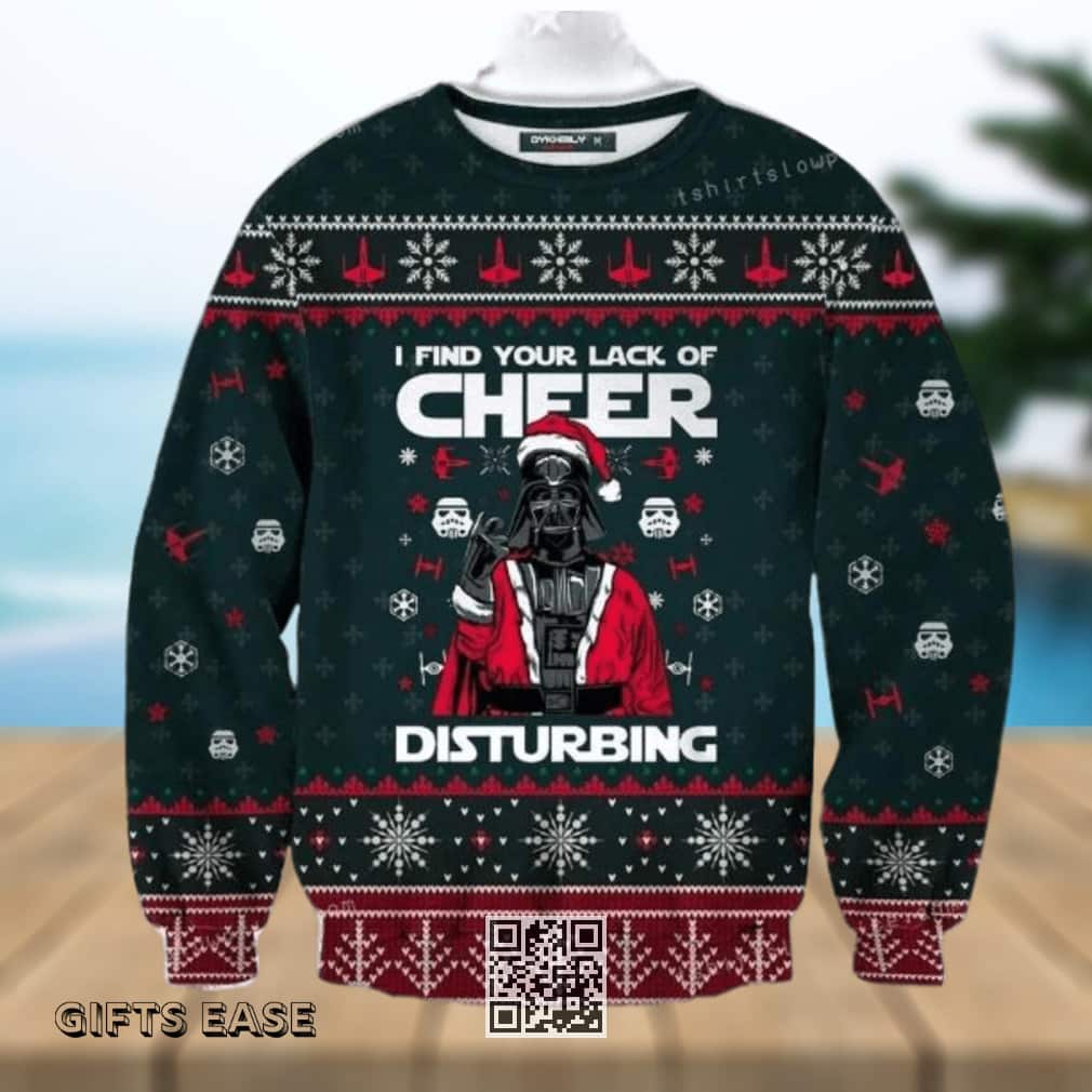 I Find Your Lack Of Cheer Disturbing Ugly Christmas Sweater I Find Your Lack Of Cheer Disturbing Ugly Christmas Sweater