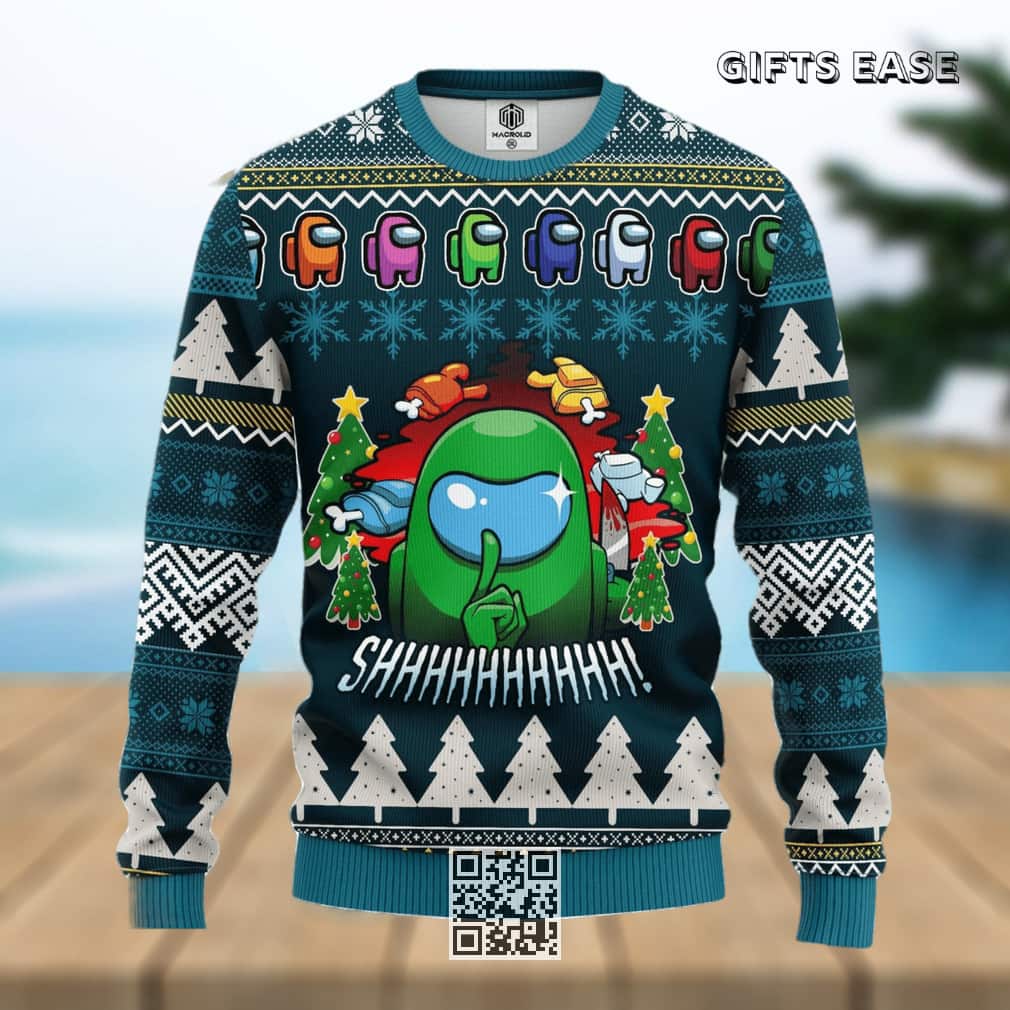 Among Us Impostor Ugly Christmas Sweater Among Us Impostor Ugly Christmas Sweater