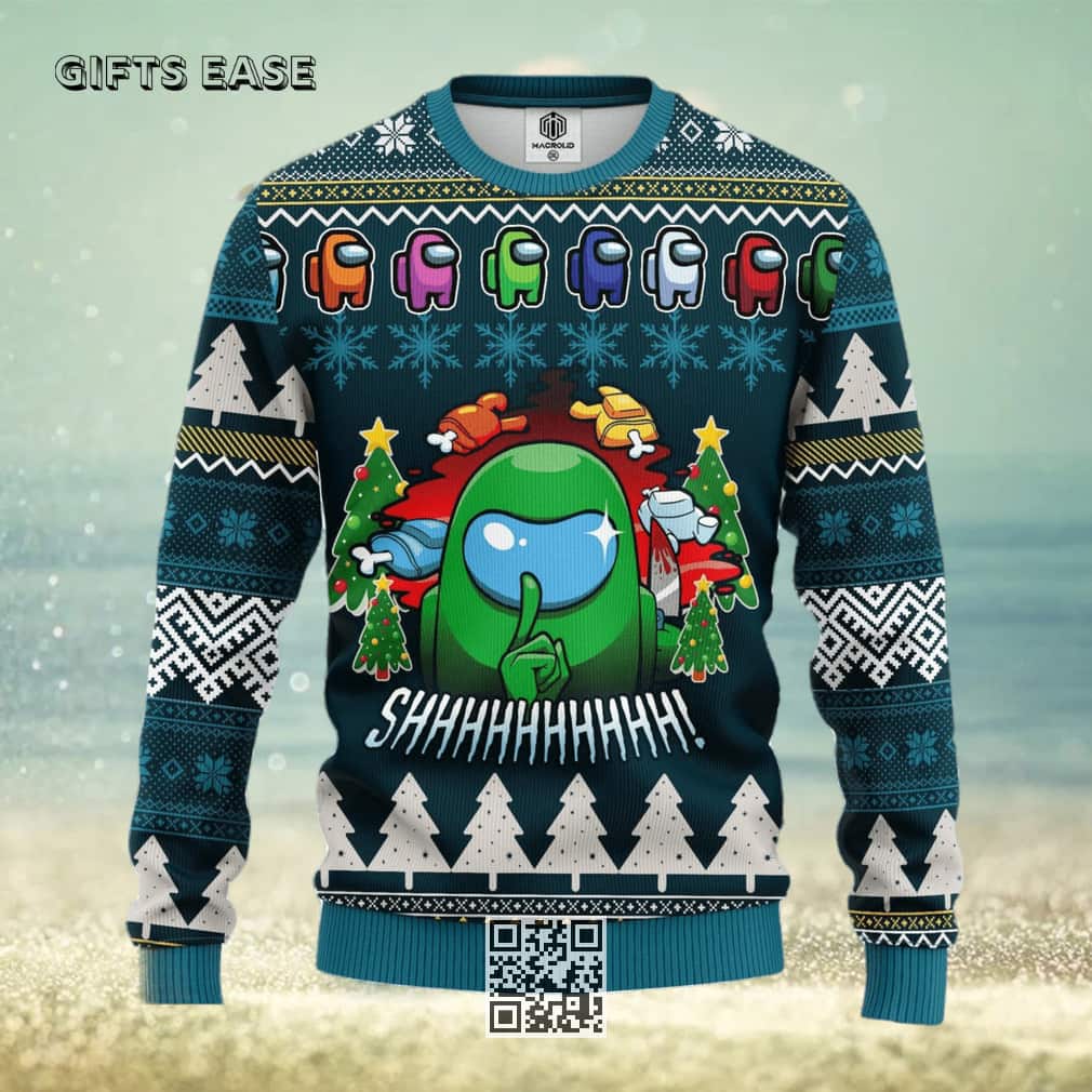Among Us Impostor Ugly Christmas Sweater Among Us Impostor Ugly Christmas Sweater