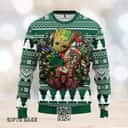 Groot Loves NFL New York Jets Ugly Christmas Sweater Groot Loves NFL New York Jets Ugly Christmas Sweater