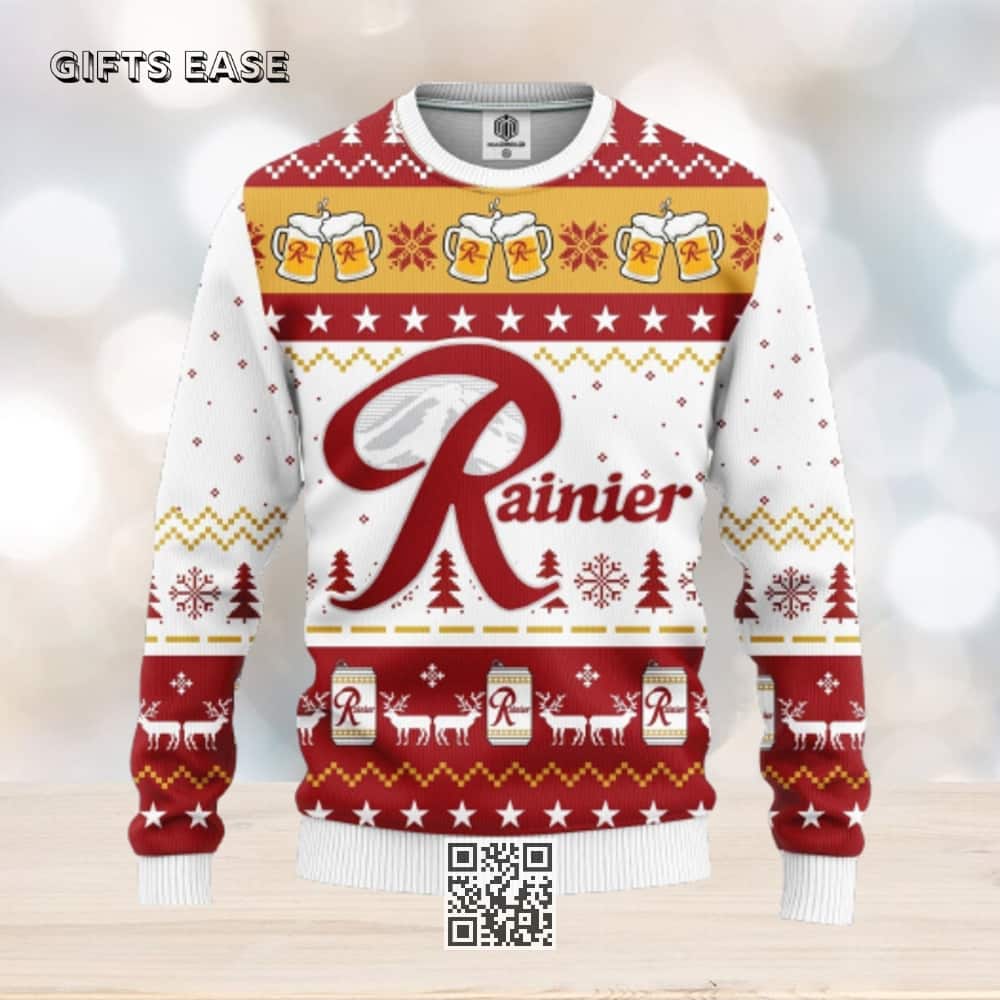 Rainier Beer Ugly Christmas Sweater Rainier Beer Ugly Christmas Sweater