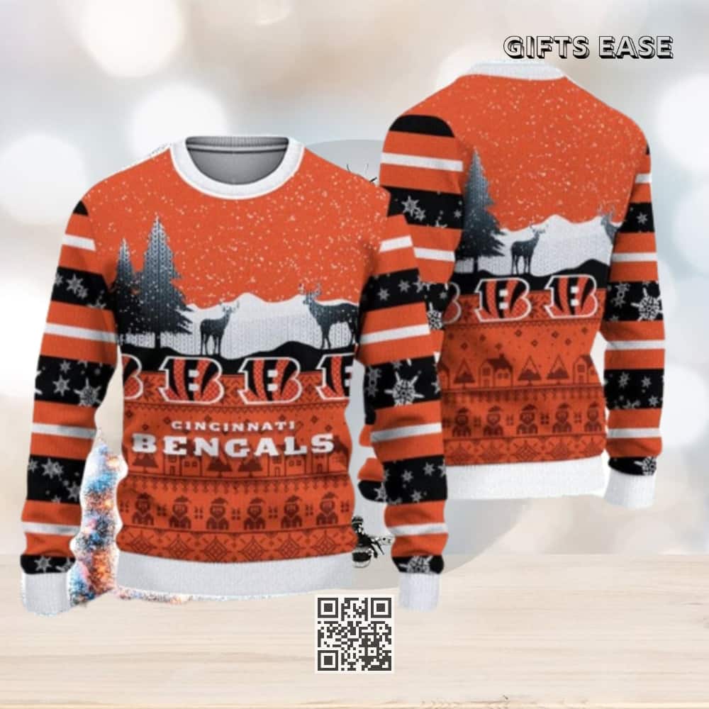 NFL Cincinnati Bengals Ugly Christmas Sweater NFL Cincinnati Bengals Ugly Christmas Sweater