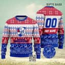 AFL Western Bulldogs Ugly Christmas Sweater Custom Name Number AFL Western Bulldogs Ugly Christmas Sweater Custom Name Number