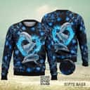 Dolphins Heart Ugly Christmas Sweater