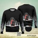 Black Dachshund Ugly Christmas Sweater Snowy Black Dachshund Ugly Christmas Sweater Snowy