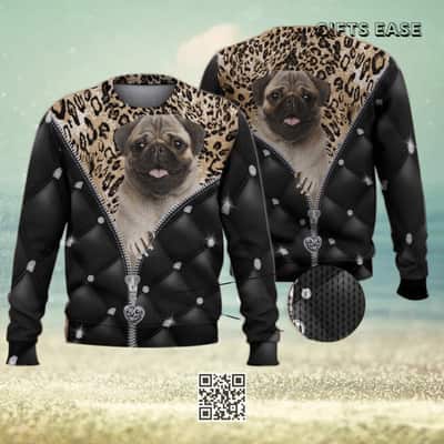 Cute Pug Dog Ugly Christmas Sweater