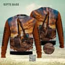 Cool Excavator Ugly Christmas Sweater Winter Gift Cool Excavator Ugly Christmas Sweater Winter Gift