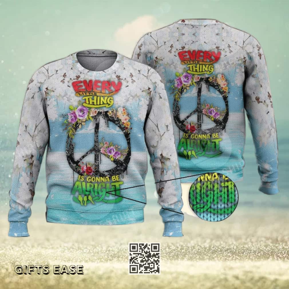 Every Little Thing Is Gonna Be Alright Ugly Christmas Sweater Every Little Thing Is Gonna Be Alright Ugly Christmas Sweater