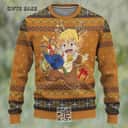 Demon Slayer Zenitsu Ugly Christmas Sweater Chibi Demon Slayer Zenitsu Ugly Christmas Sweater Chibi