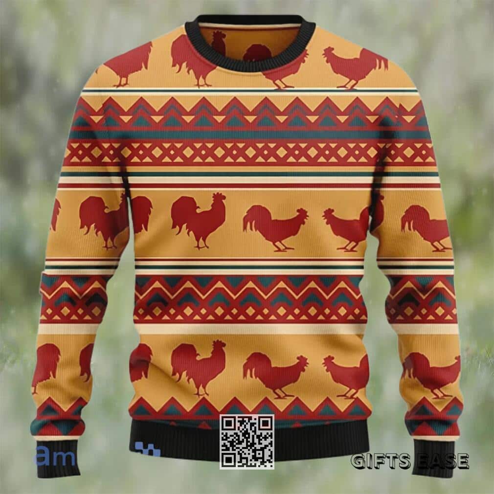 Chicken Ugly Christmas Sweater Winter Gift Chicken Ugly Christmas Sweater Winter Gift