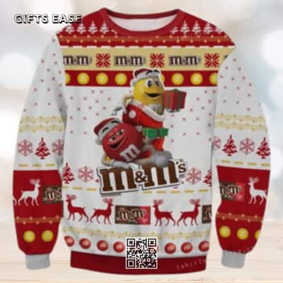Cool M And M Is Chocolate Ugly Christmas Sweater