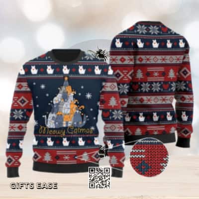 Meowy Catmas Tree Ugly Christmas Sweater