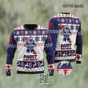 Pabst Blue Ribbon Ugly Christmas Sweater Snowflake Reindeer Pabst Blue Ribbon Ugly Christmas Sweater Snowflake Reindeer