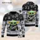 Baby Yoda NFL Las Vegas Raiders Ugly Christmas Sweater Baby Yoda NFL Las Vegas Raiders Ugly Christmas Sweater