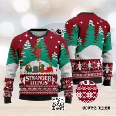 Funny Stranger Things Ugly Christmas Sweater