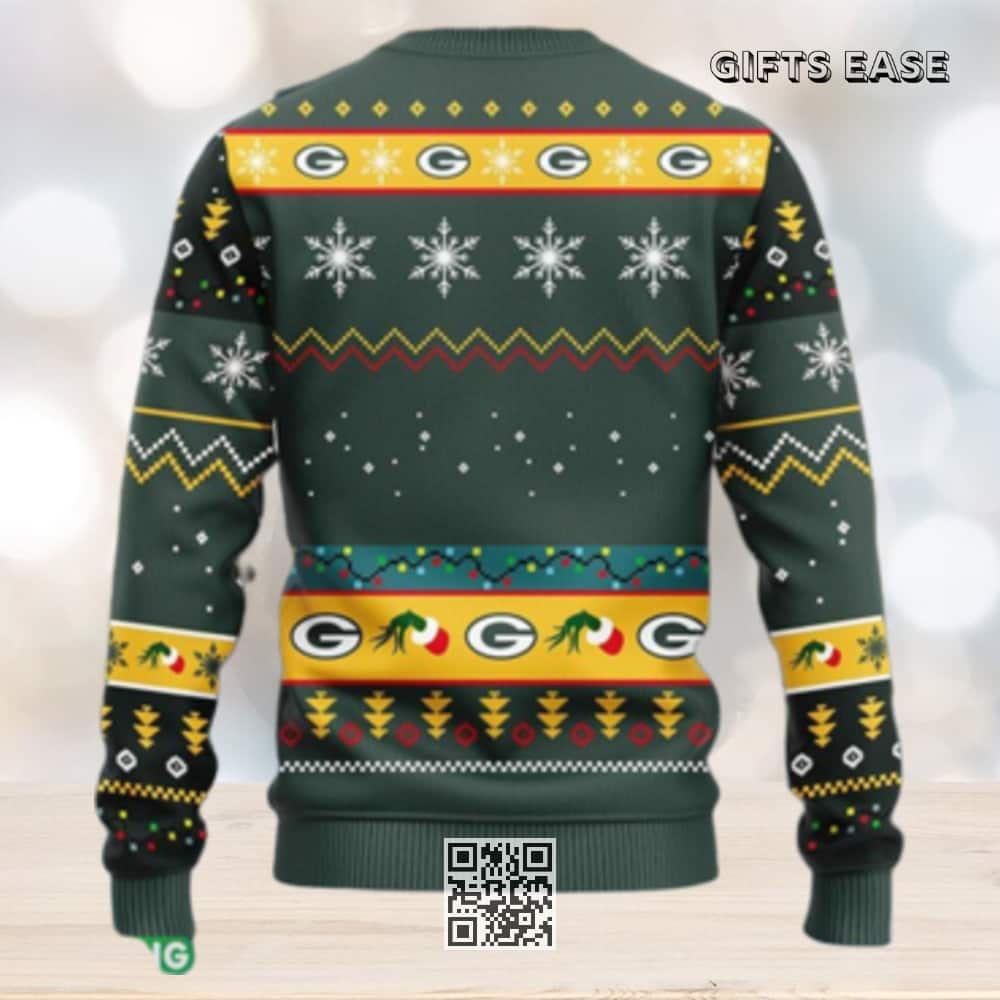 NFL Green Bay Packers 12 Grinch Xmas Day Christmas Ugly Christmas Sweater NFL Green Bay Packers 12 Grinch Xmas Day Christmas Ugly Christmas Sweater