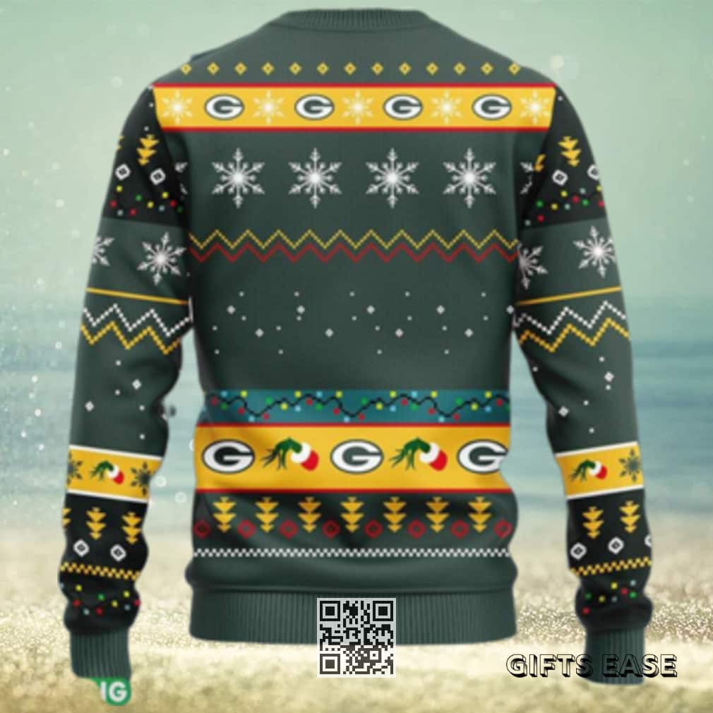 NFL Green Bay Packers 12 Grinch Xmas Day Christmas Ugly Christmas Sweater NFL Green Bay Packers 12 Grinch Xmas Day Christmas Ugly Christmas Sweater
