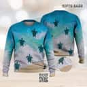 Little Turtles Back To Ocean Ugly Christmas Sweater