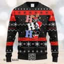 NCAA Georgia Bulldogs Ugly Christmas Sweater HoHoHo Mickey