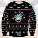 Black Rick And Morty Ugly Christmas Sweater Let Get Schwifty Black Rick And Morty Ugly Christmas Sweater Let Get Schwifty