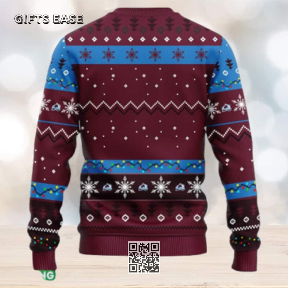 NHL Colorado Avalanche Ugly Christmas Sweater HoHoHo Mickey NHL Colorado Avalanche Ugly Christmas Sweater HoHoHo Mickey