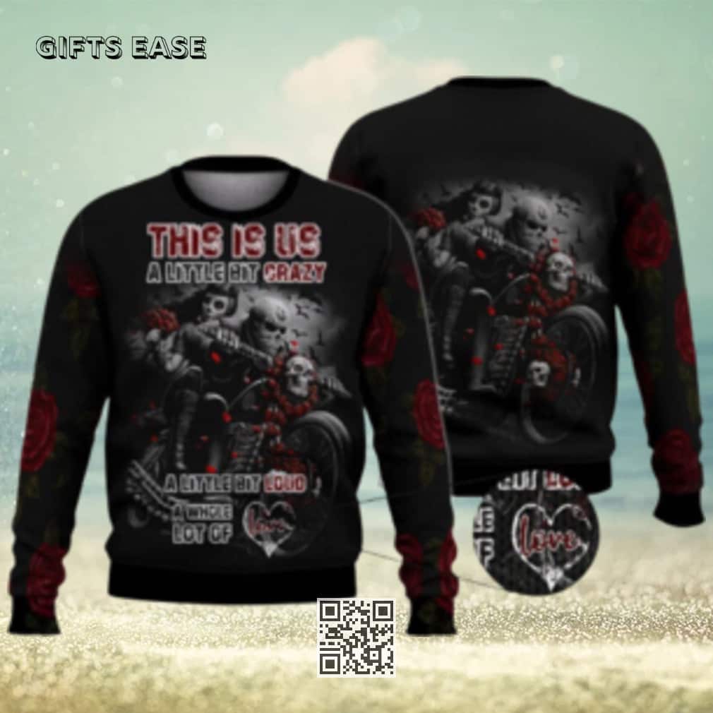 This Is Us A Little Hit Crazy Ugly Christmas Sweater This Is Us A Little Hit Crazy Ugly Christmas Sweater
