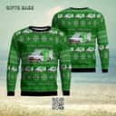 Green Trinity Health Community Ambulance Ugly Christmas Sweater