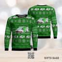 Green Trinity Health Community Ambulance Ugly Christmas Sweater Green Trinity Health Community Ambulance Ugly Christmas Sweater