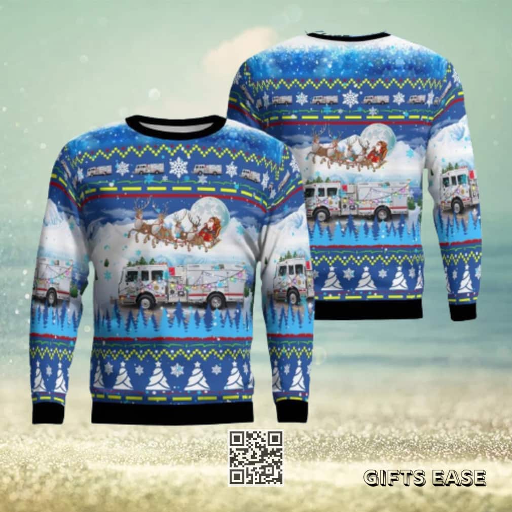 Centralia Fire Protection District Ugly Christmas Sweater Centralia Fire Protection District Ugly Christmas Sweater