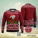 Cardinal Red The Beatings Blackbeard Ugly Christmas Sweater Cardinal Red The Beatings Blackbeard Ugly Christmas Sweater