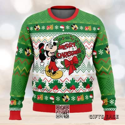 Mickey Mouse Disney Ugly Christmas Sweater Merry Christmas Mickey Mouse Disney Ugly Christmas Sweater Merry Christmas