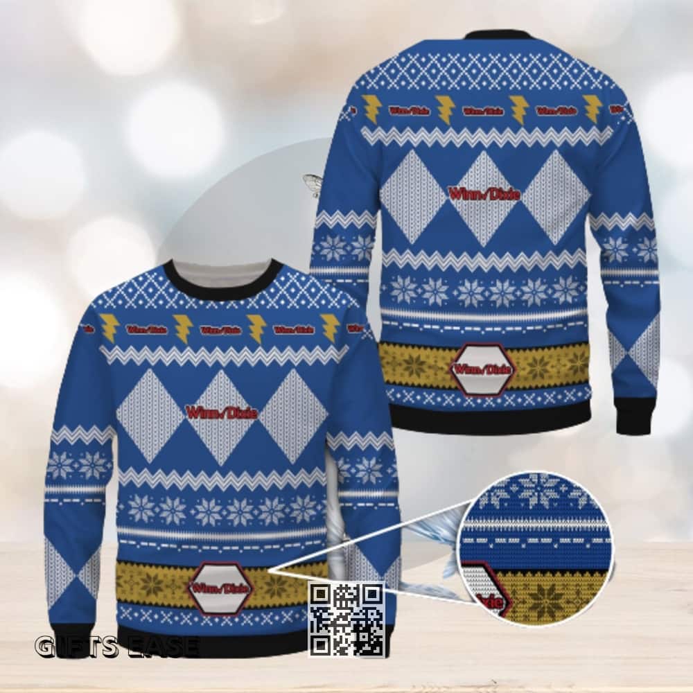 Blue Winn Dixie Ugly Christmas Sweater Blue Winn Dixie Ugly Christmas Sweater
