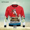 Santa Hunting Ugly Christmas Sweater Tis The Open Season Santa Hunting Ugly Christmas Sweater Tis The Open Season