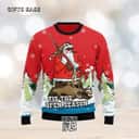 Santa Hunting Ugly Christmas Sweater Tis The Open Season