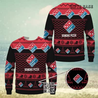Domino Pizza Ugly Christmas Sweater